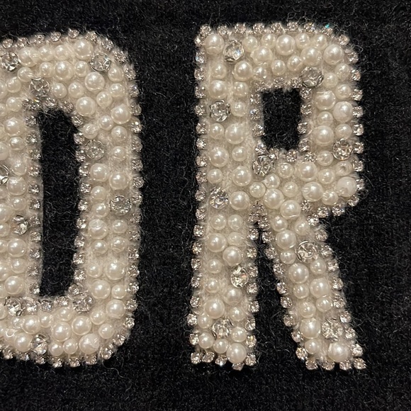 Sandro Paris| Charles Dream Pearl Wool Cashmere Blend Black Sweater| Small/1 - Picture 6 of 7